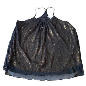 Ricki’s Glam Sheer Sequin Tank Top